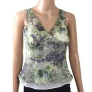 Ann Taylor Women's Tank Top 100% Silk